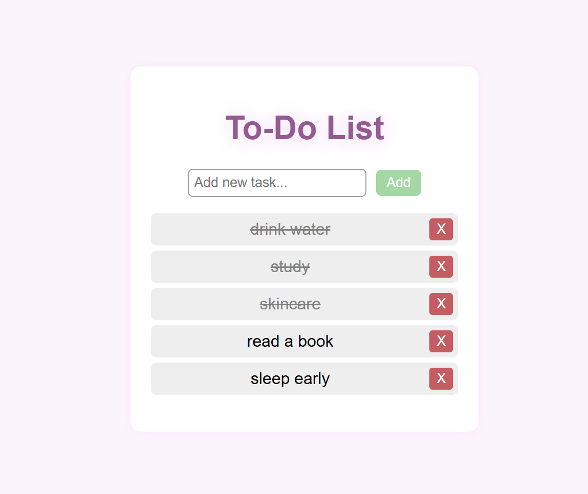 Todo List Project